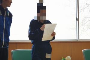 司会進行役の生徒