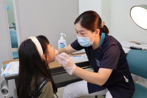 歯科健診の様子