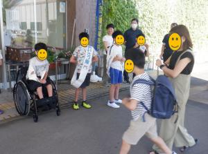 あいさつ運動①
