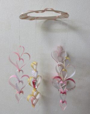 ハートいっぱいメリー飾り