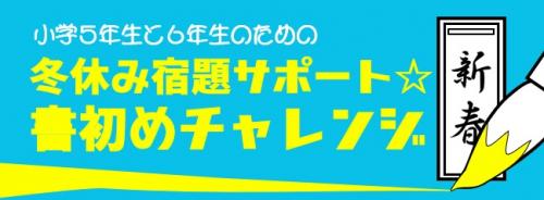 小学5年生と6年生のための冬休み宿題サポート☆書初めチャレンジ
