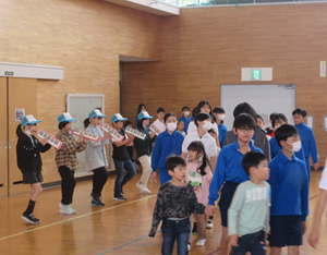 入場をしている様子