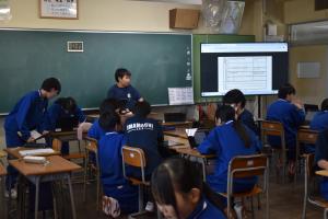 1年生学級討議