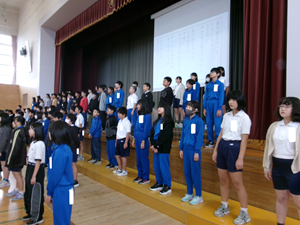 全校合唱練習