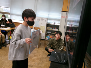 学校保健委員会事業オンライン参加の様子2