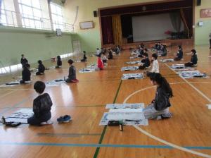 書初め大会の様子　その2