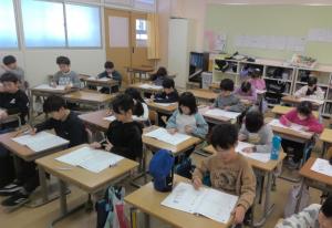 Nrt学力テストの様子　その1