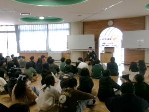 学年集会の様子