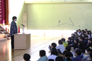 3学期　終業式の様子　その4