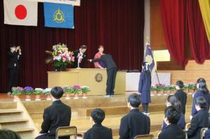第79回卒業証書授与式の様子　その1