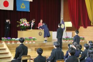 第79回卒業証書授与式の様子　その2