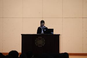 代表生徒による発表