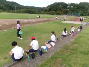 陸上競技場の様子
