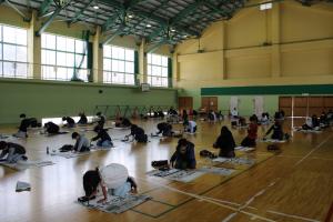 6年生　書初め大会1