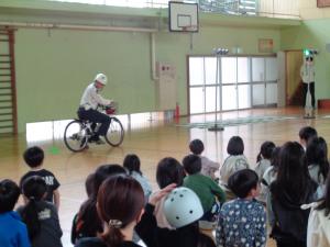 自転車教室の様子1