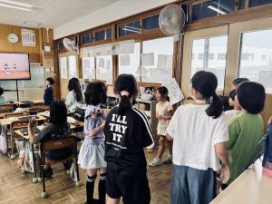 見附音頭の練習