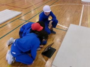 動画を見ている様子