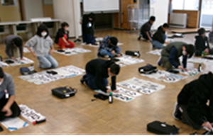 6年生書初め練習