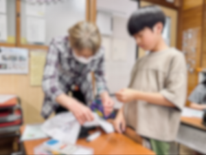 裁縫ボランティアの方との関わり