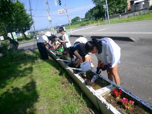 7月　お花いっぱい活動