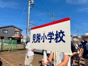 鼓笛パレードの練習