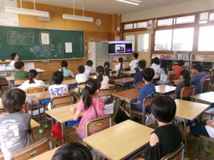 始業式の様子